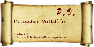 Pilischer Vulkán névjegykártya